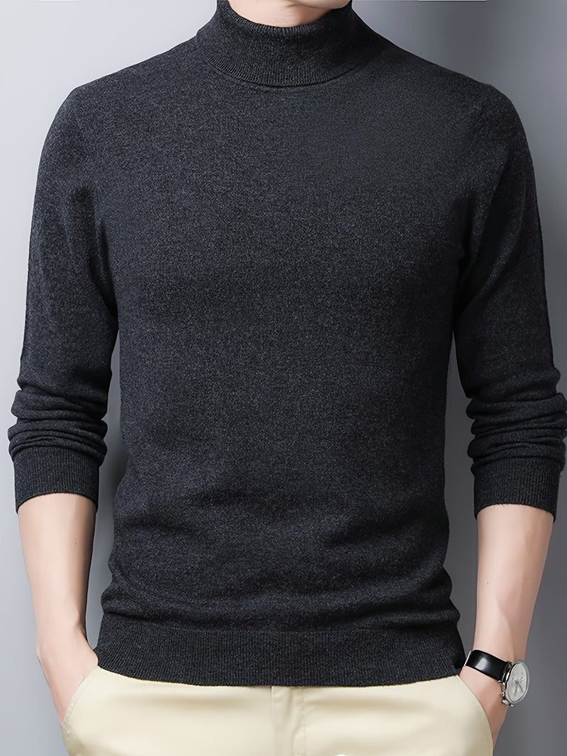 Wool-Blend Sweater - Light Stretch Fit & Warm Layering