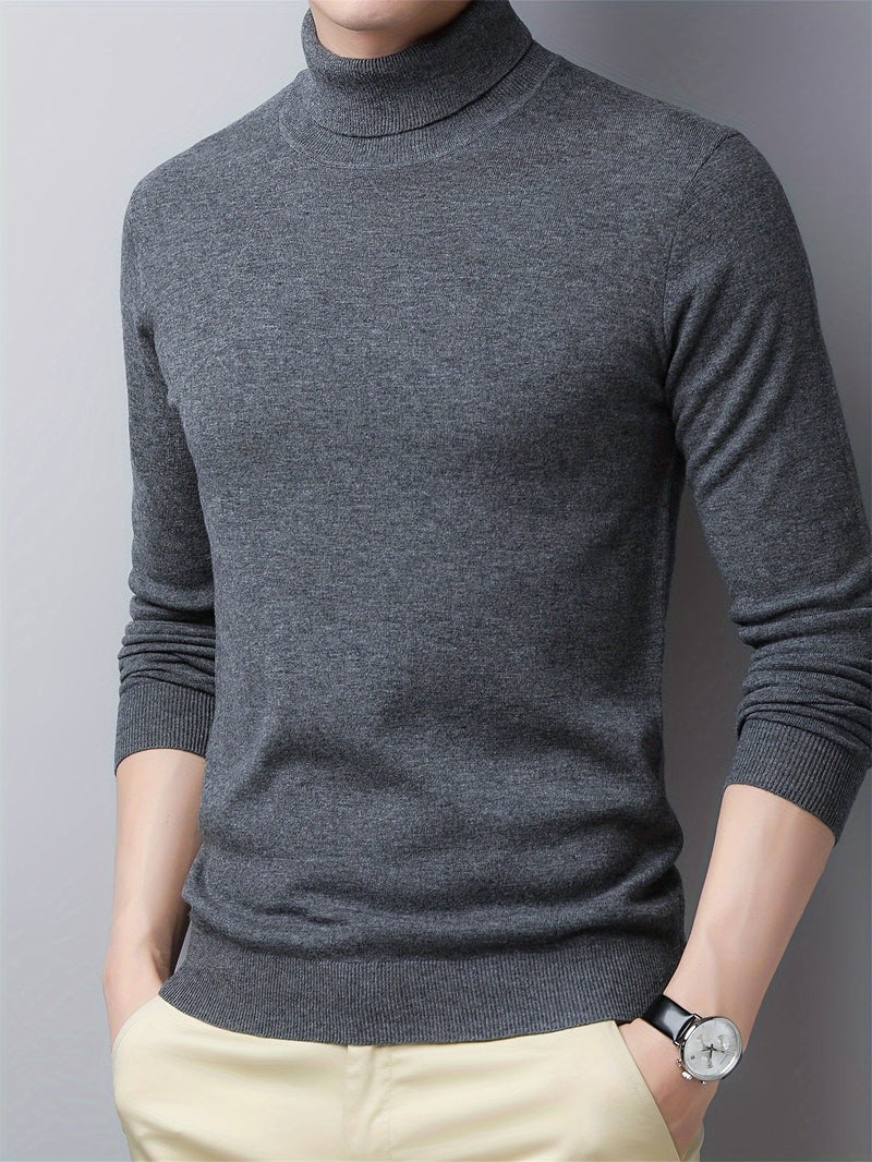 Wool-Blend Sweater - Light Stretch Fit & Warm Layering