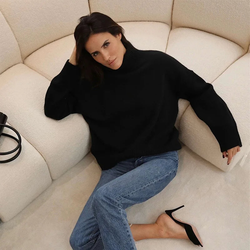Wool-Blend Sweater – Roomier Shape & Warm Layering Fit