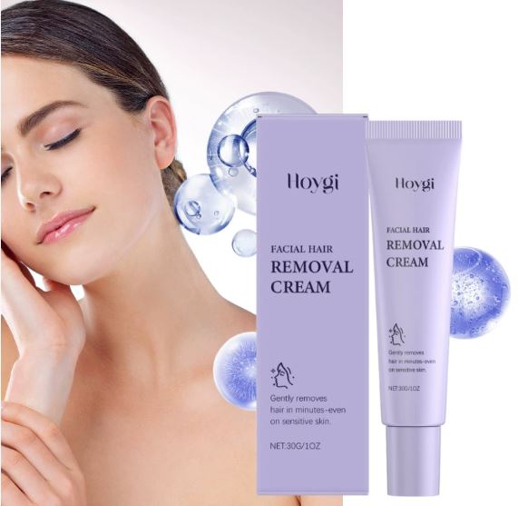Facial hair removal cream