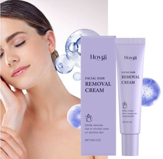 Facial hair removal cream