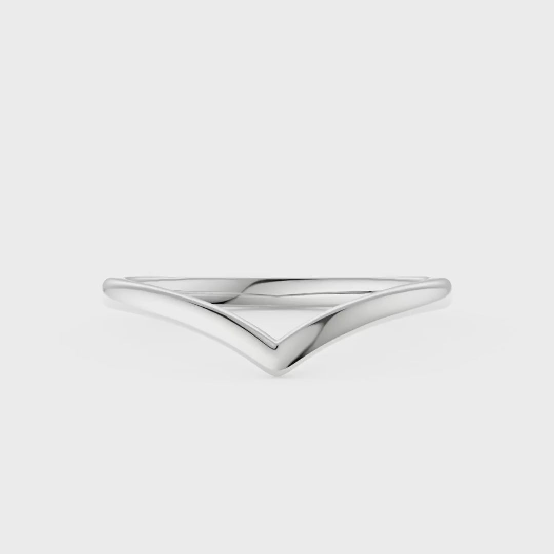 Minimalist V-Shaped Band