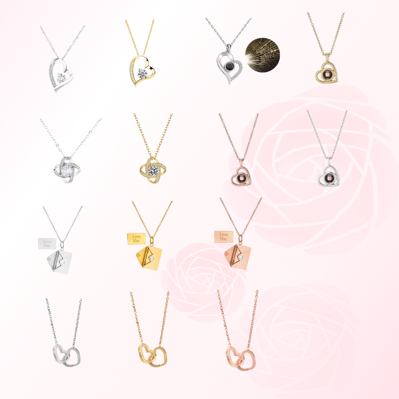 💖Mother's Day Promotion💖For Dropshipping:A Variety of Jewelry Options - With Apple Rose Box--