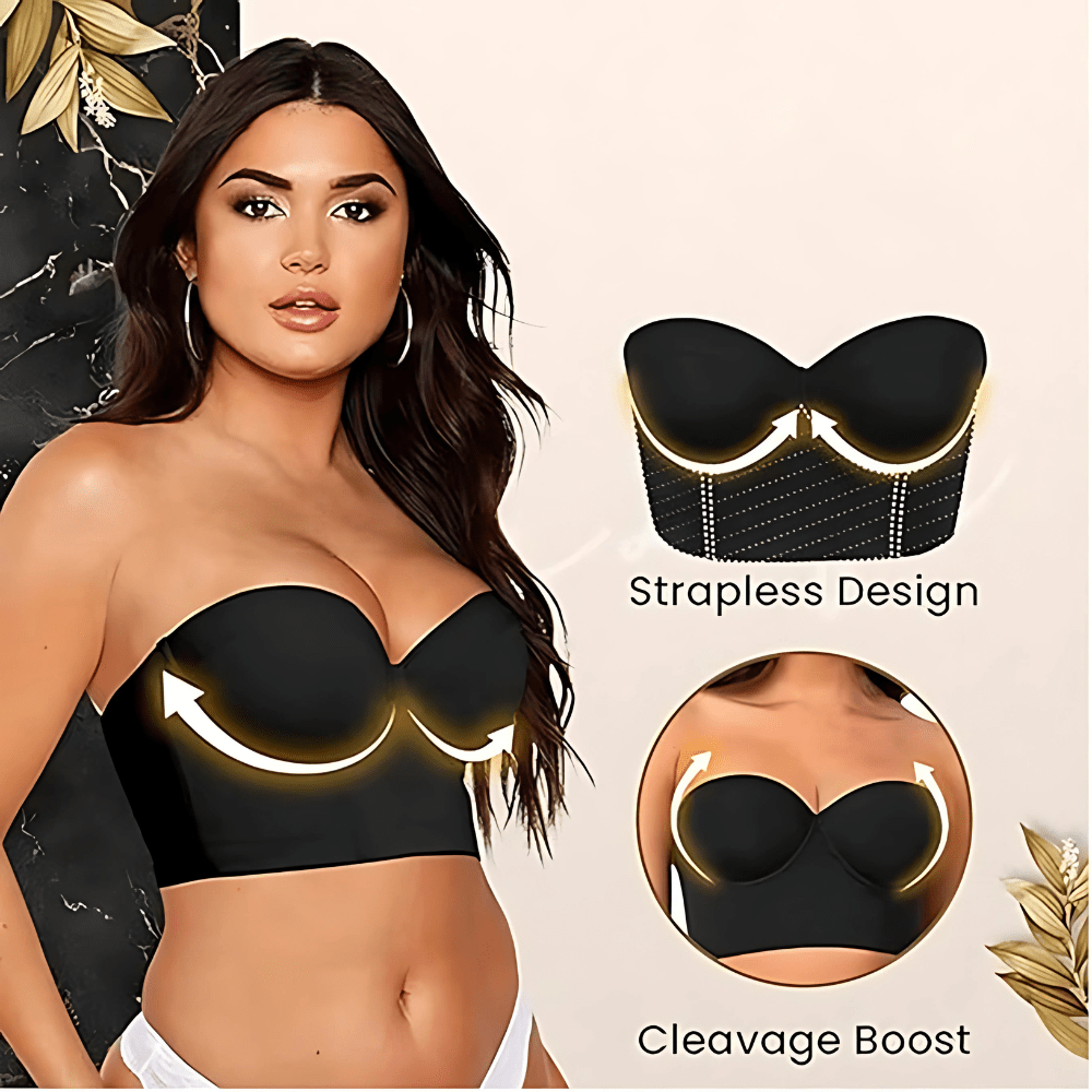 Convertible Strapless Push Up Corset Posture Bra