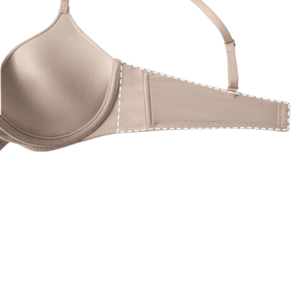 Seamless Comfort Underwire Push-Up Demi Bra