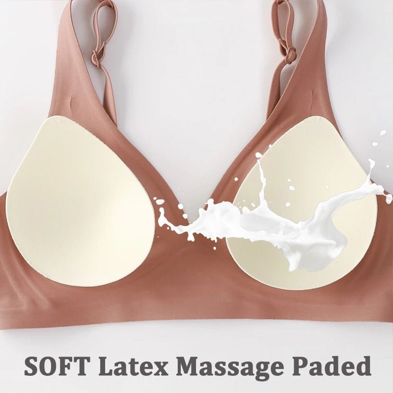 Seamless Comfortable Plunge Bra