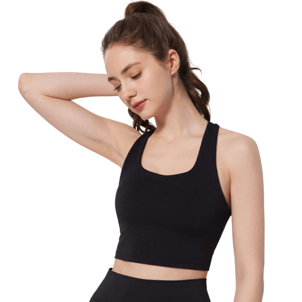 Seamless Criss-Cross Back Sports Bra | Comfortable & Lightweight Support