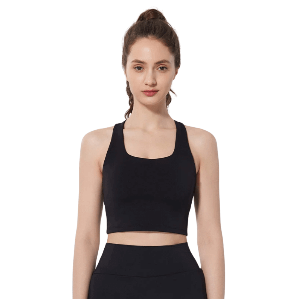 Seamless Criss-Cross Back Sports Bra | Comfortable & Lightweight Support