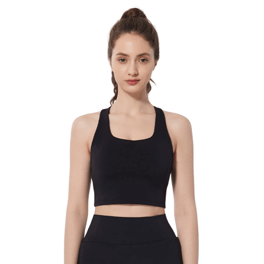 Seamless Criss-Cross Back Sports Bra | Comfortable & Lightweight Support