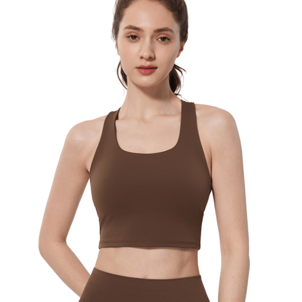 Seamless Criss-Cross Back Sports Bra | Comfortable & Lightweight Support