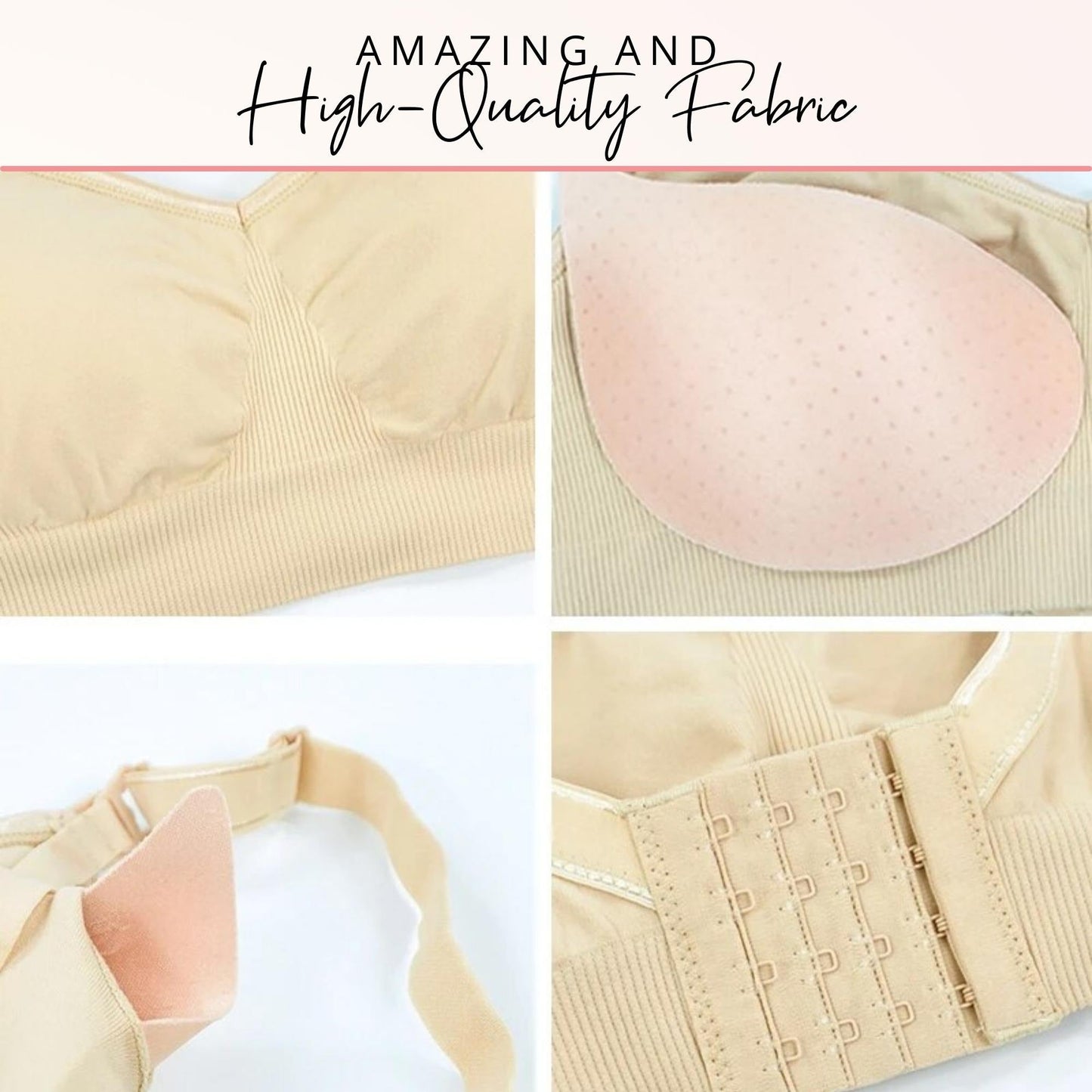 Seamless Nursing Push Up Bra