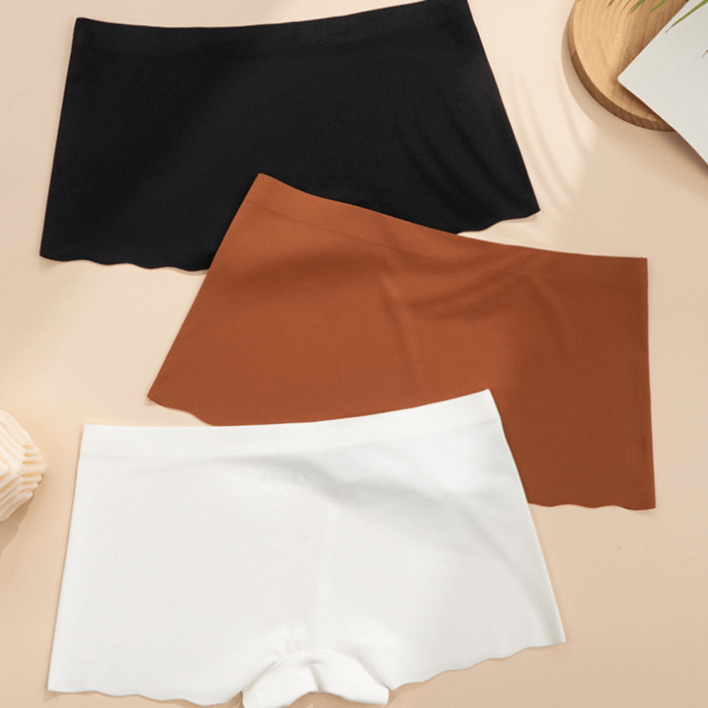 Seamless Stylish Ruffle Boyshorts Underwear