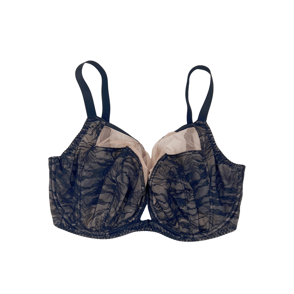 Ultra Thin Full Coverage Lace Underwire Plus Size Bra