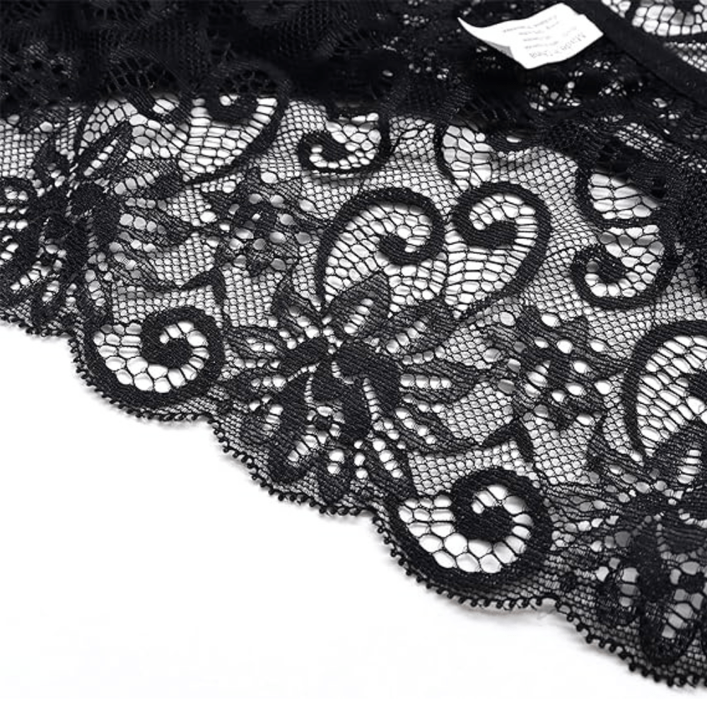 Ultra Thin Mid-Waist Lace Underwear