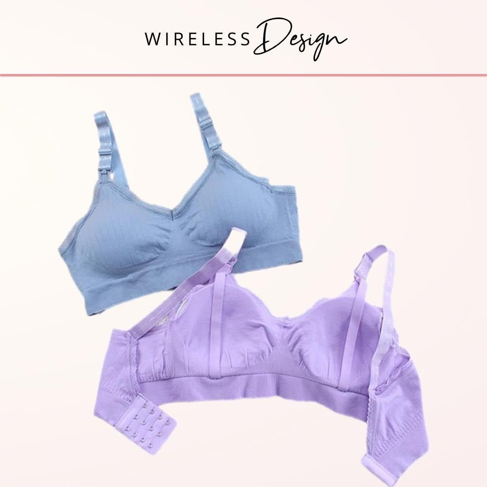 Wireless Push Up Nursing Breathable Bra