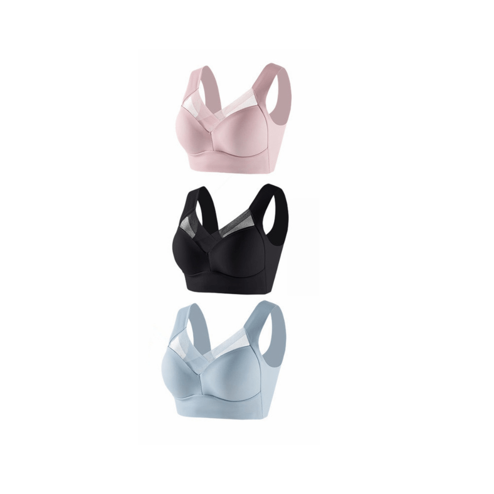 Wireless Sports Bra | Seamless Support, Breathable Comfort