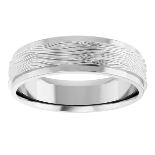 Textured Wedding Band