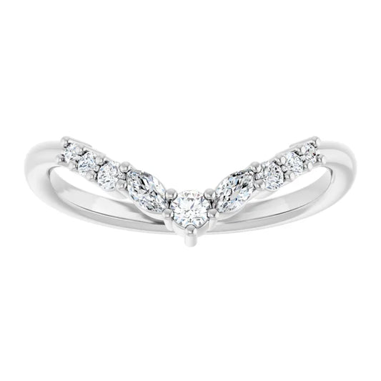 Curved Wedding Band