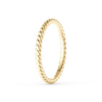 Bande empilable torsadée