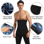 ThermoCore: Men's Waist Trainer Fat Burning Sweat Belt