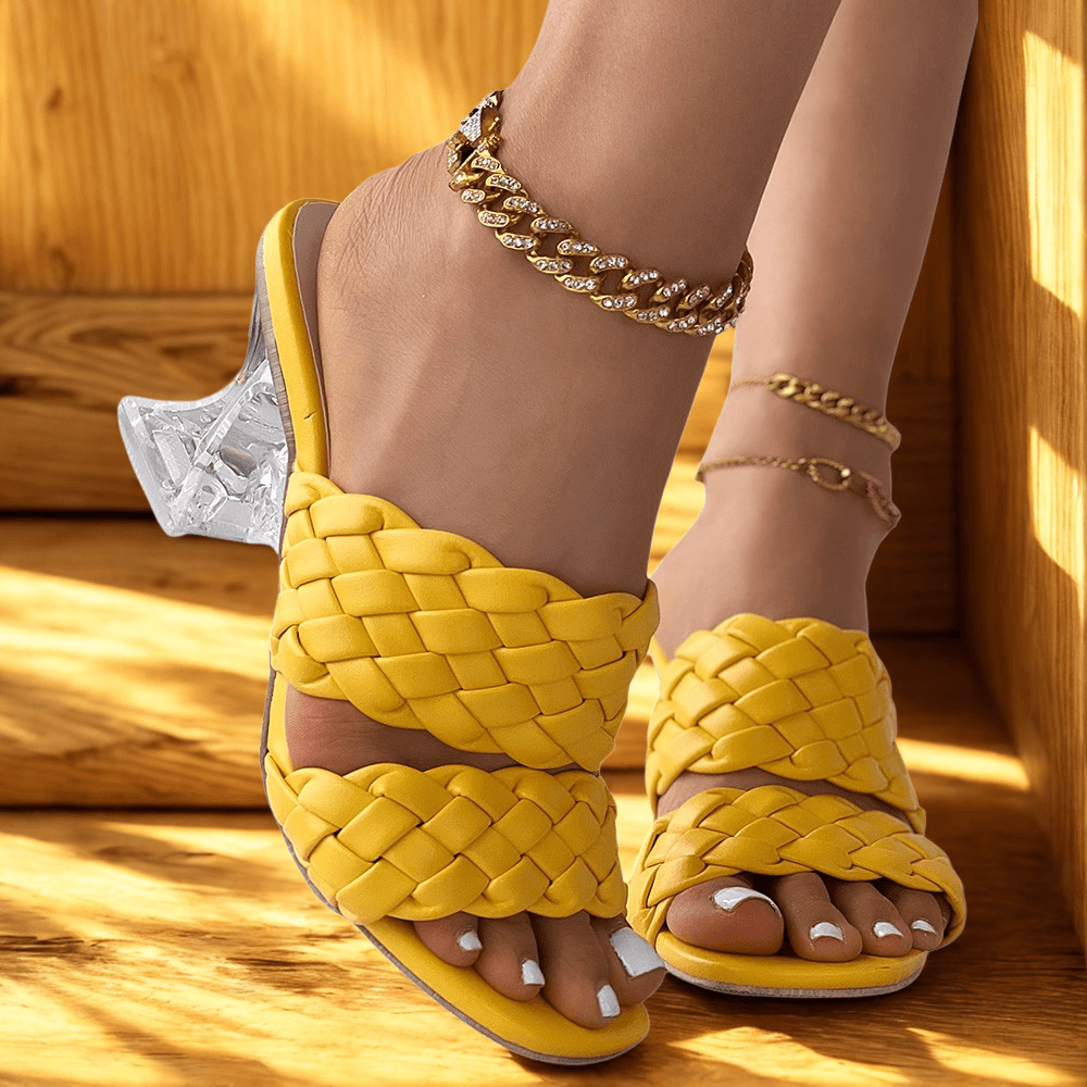 Toledo Braided Crystal Sandals
