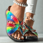 Sandales Soraya à cambrure souple et nœud 