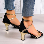 Luciana Bellezza Sandales à talons à lanières 