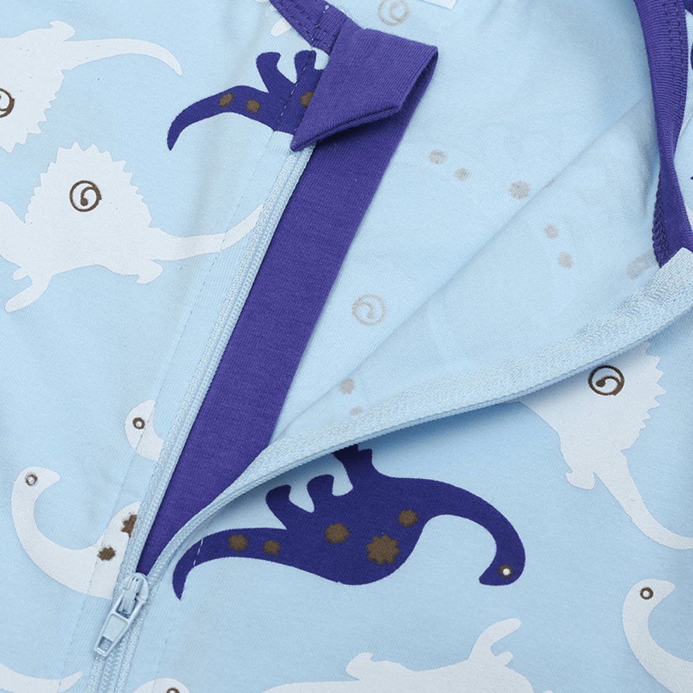 Cute Print Easy Zip Baby Romper