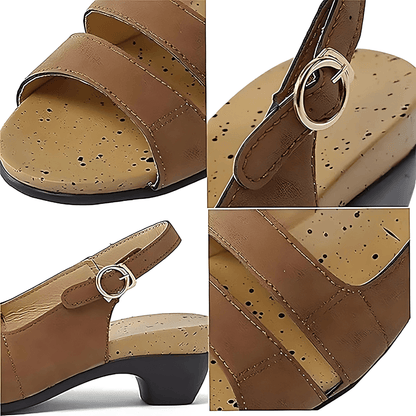 Nerola Slingback Peep Toe Sandals