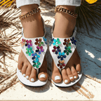 Floranta Shine Flat Sandals