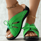 Sandales Soraya à cambrure souple et nœud 