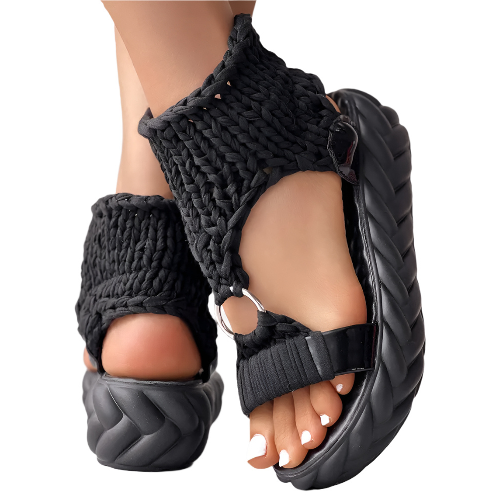 Sandales tressées Ibiza ColorPop 