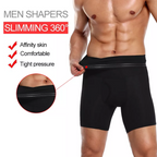 Short de compression sculptant ventre plat pour homme