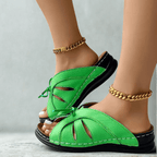 Sandales Soraya à cambrure souple et nœud 