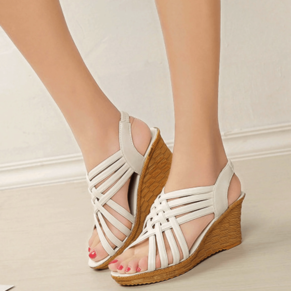 Monacella Elegant Wedge Sandals