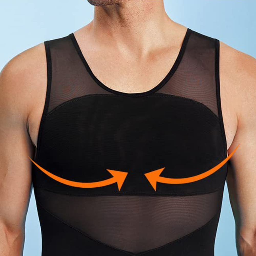 MaxFit Pro: Men's Slimming & Body Sculpting Sleeveless Top