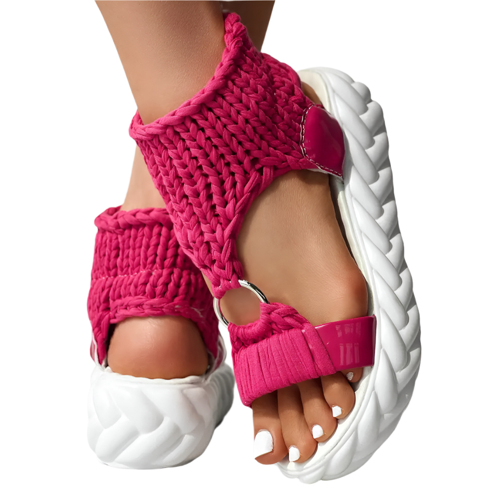 Sandales tressées Ibiza ColorPop 