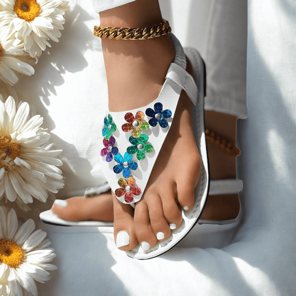 Floranta Shine Flat Sandals