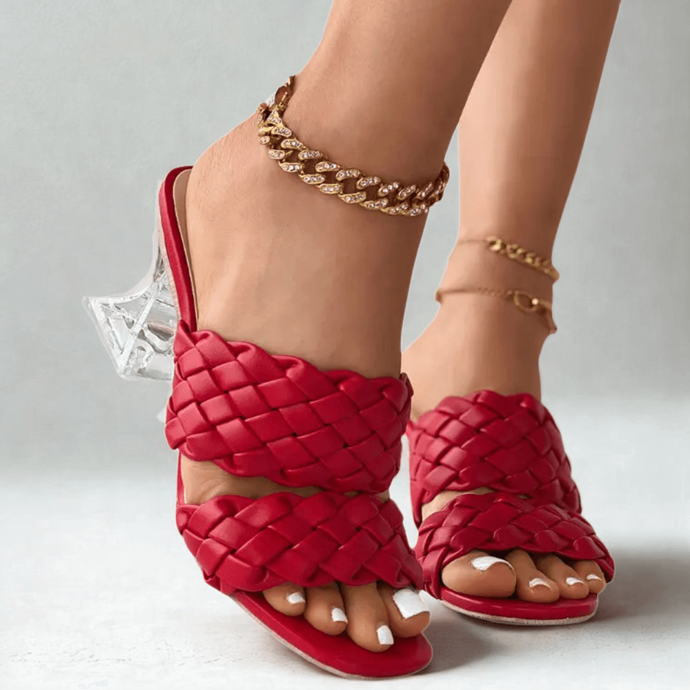 Toledo Braided Crystal Sandals