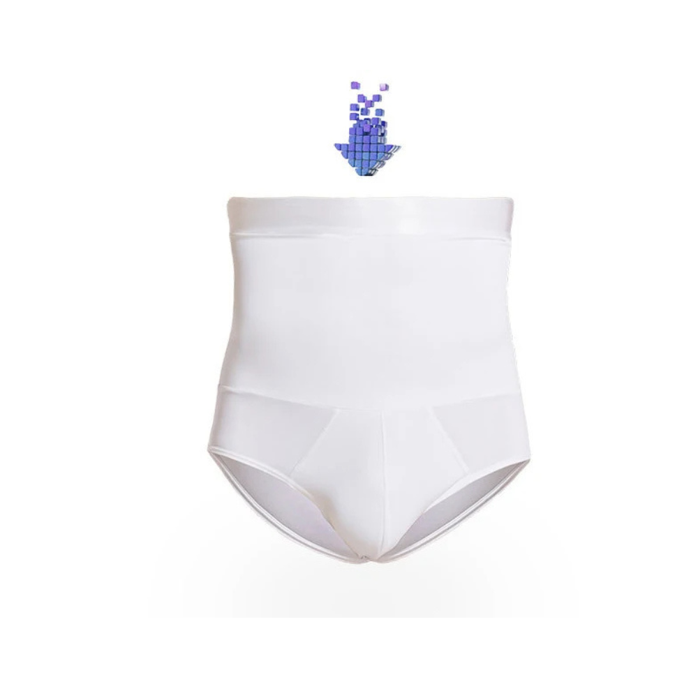 Sous-vêtements gainants amincissants taille haute pour hommes