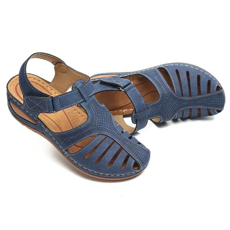 Sandales compensées orthopédiques Calypso Gladiator 