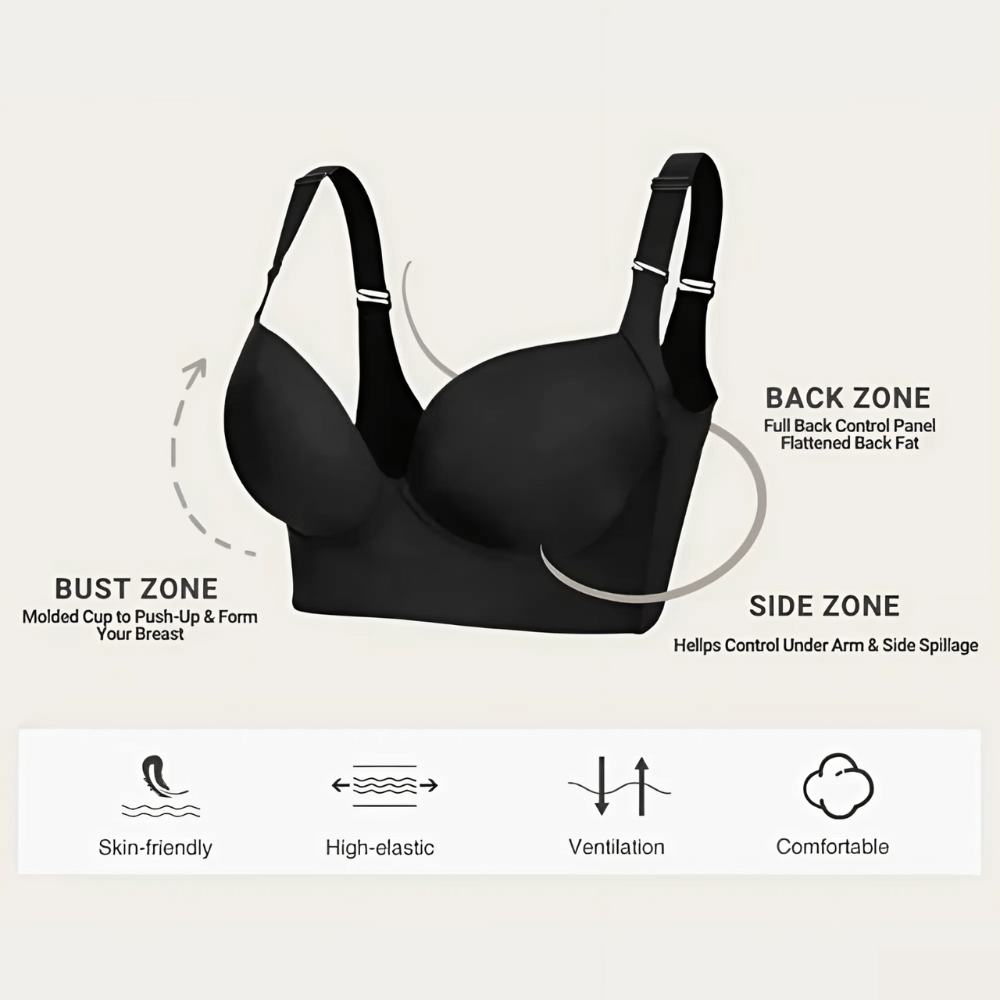 Boosted Bra Push-Up Bra | Full Bust Lifted, Confidence Boosted, All-Day Comfort ...