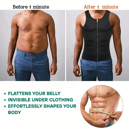 SweatMax: Men’s Sweat & Shape Sauna Compression Vest
