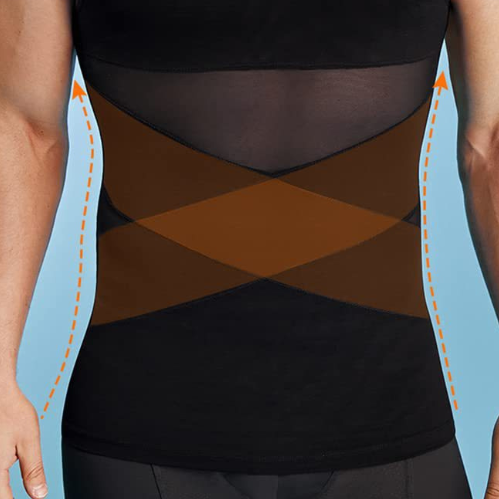 MaxFit Pro: Men's Slimming & Body Sculpting Sleeveless Top