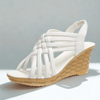 Sandales compensées élégantes Monacella 