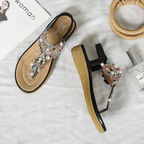 Sandales Ravello ornées de cristaux