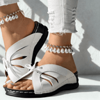 Sandales Soraya à cambrure souple et nœud 