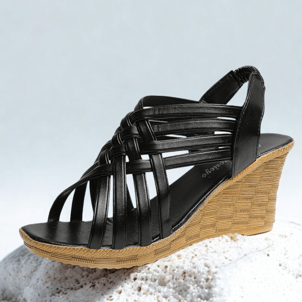 Monacella Elegant Wedge Sandals