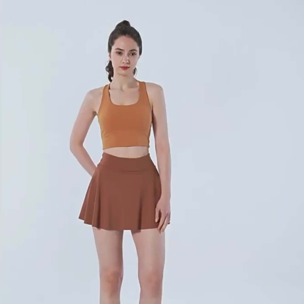 Soutien-gorge de sport dos croisé sans coutures | Confortable et léger