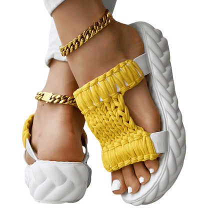 Marseille Knit Platform Sandals